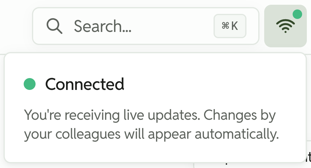 Real-time collaboration
